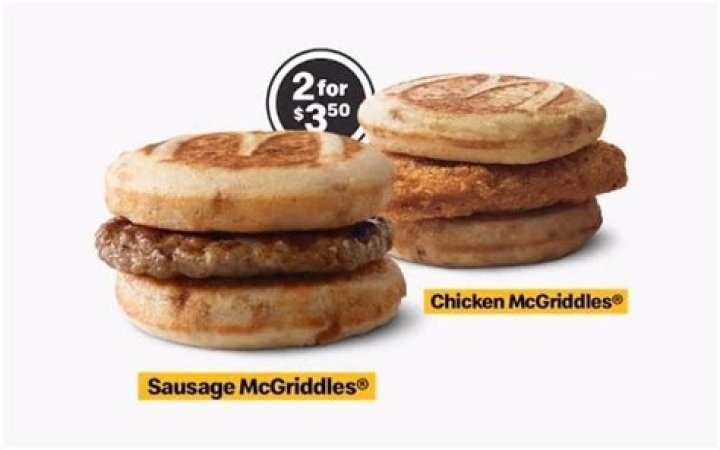 How much does a chicken McGriddle cost?