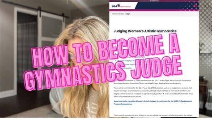 How much does a gymnastics judge make?
