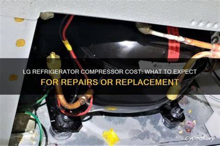 How much does a LG refrigerator compressor cost?