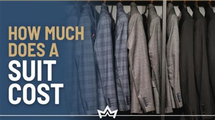 How much does a suit cost at Men’s Wearhouse?