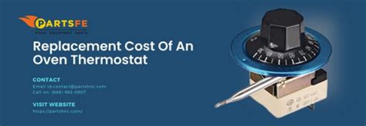 How much does an oven thermostat cost?