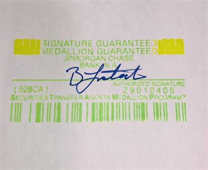 How much does it cost to get a medallion signature?
