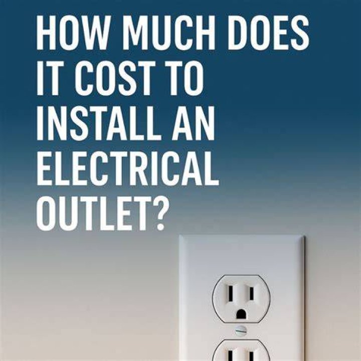 How much does it cost to install an electrical outlet for a dryer?
