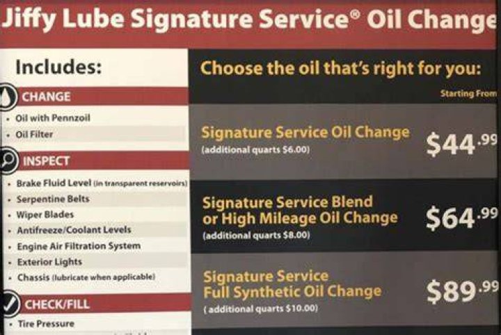 How much does it cost to recharge AC at Jiffy Lube?