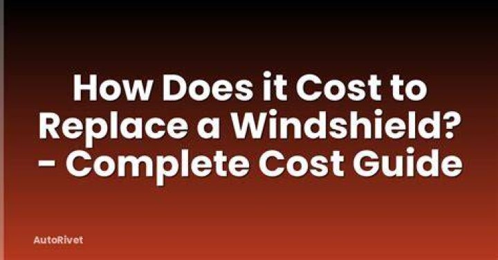 How much does it cost to replace a Honda windshield?