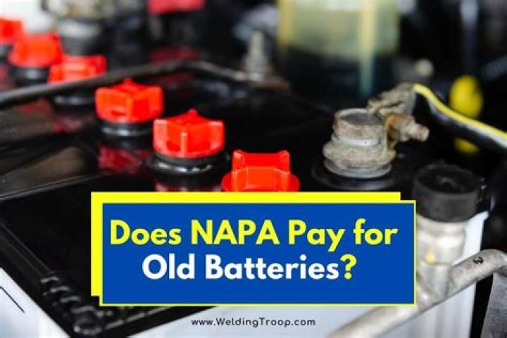 How much does Napa pay for used batteries?
