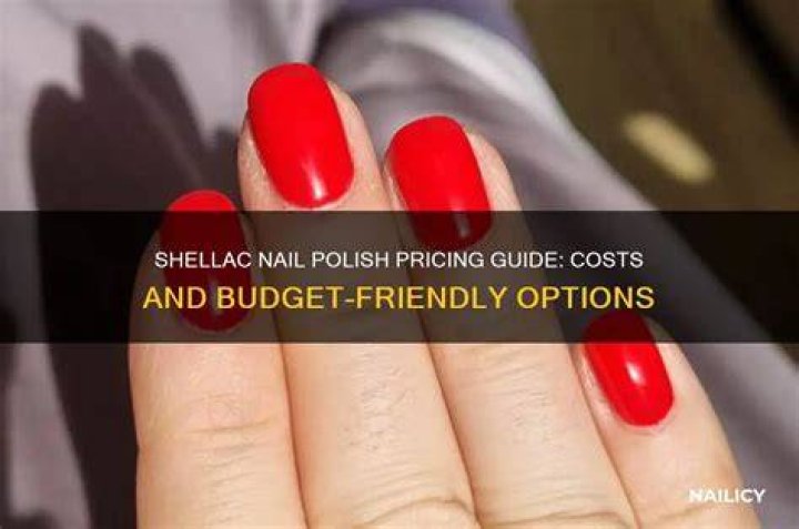 How much does shellac nail polish cost?