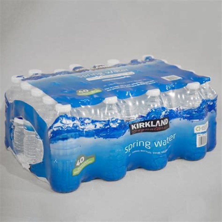 How much is a case of water at Costco?