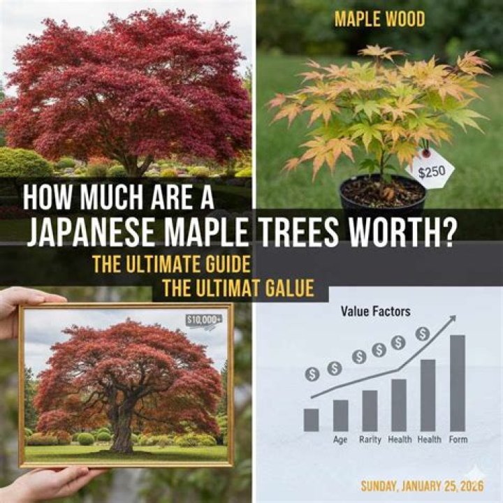 How much is a full grown Japanese maple worth?