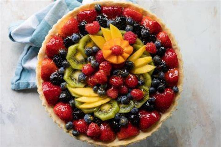 How much is the fruit tart at Portos?