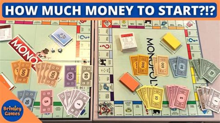 How much money do you start with in UK monopoly?