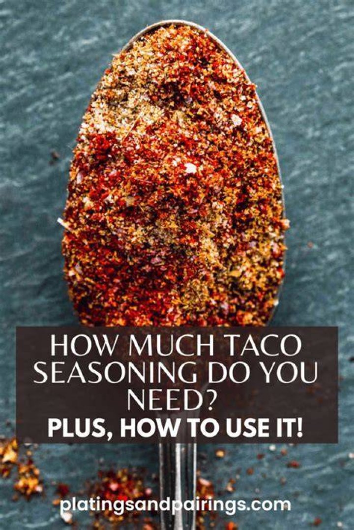How much water do you add to a packet of taco seasoning?