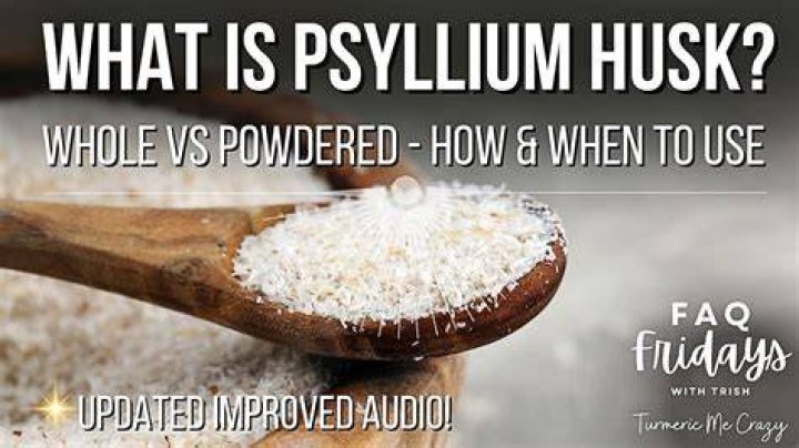 How often should you take psyllium husk?