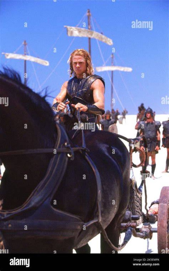 How old was Brad Pitt when he did Troy?