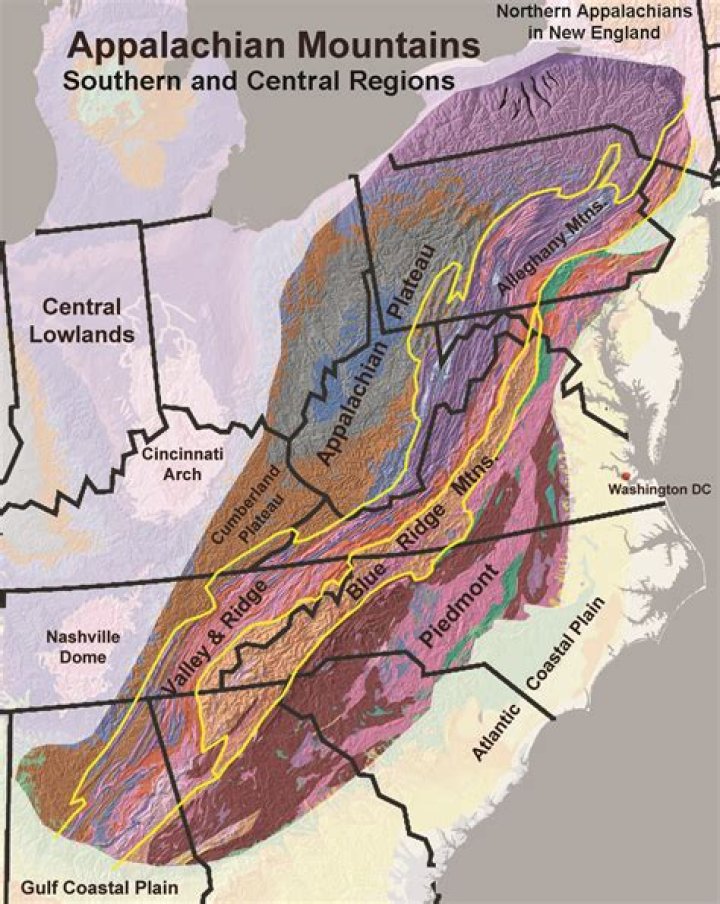 How tall were the Appalachian Mountains when formed?