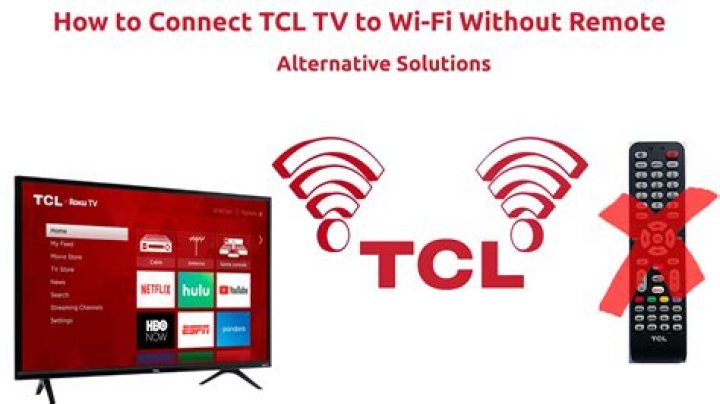 How to connect tcl to wifi without remote?