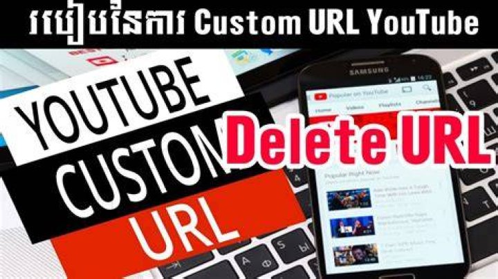 how to delete custom url youtube?