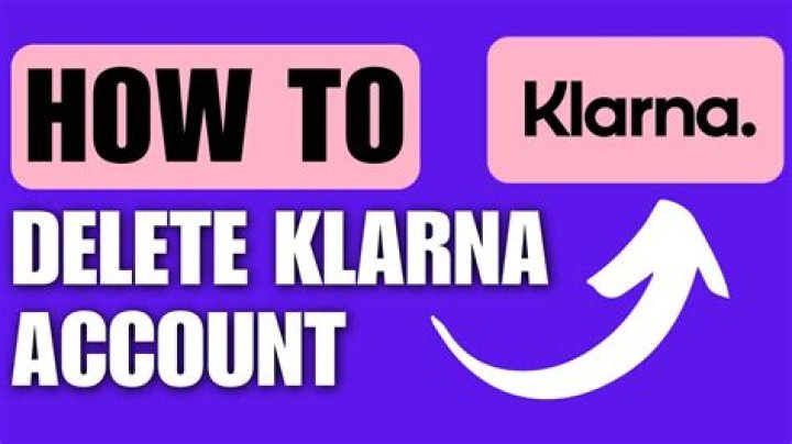 how to delete klarna account?
