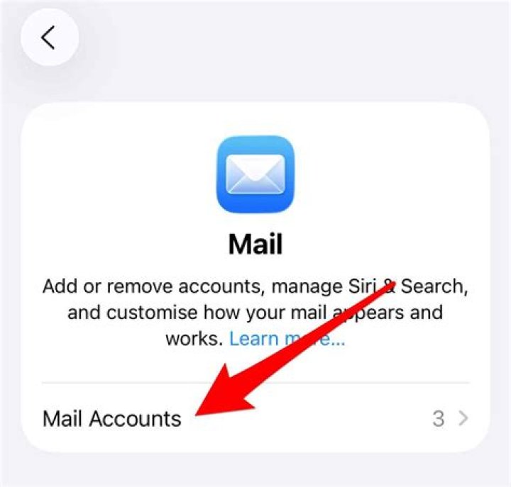 how to delete mail account on ipad?