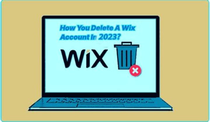how to delete your wix account?