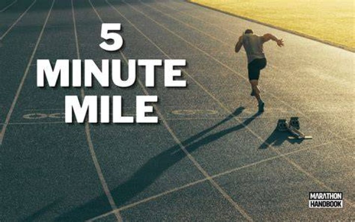 Is a 5 minute mile fast?
