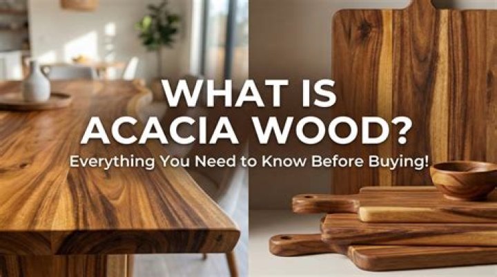 Is acacia wood heavy?