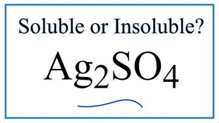 Is Ag2SO4 aqueous?