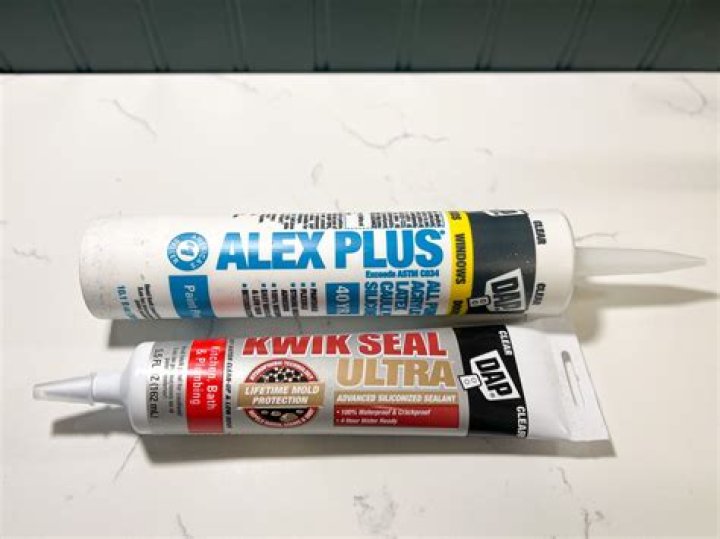 Is clear caulk white?