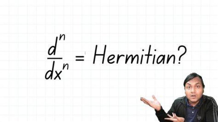 Is D DX a Hermitian operator?