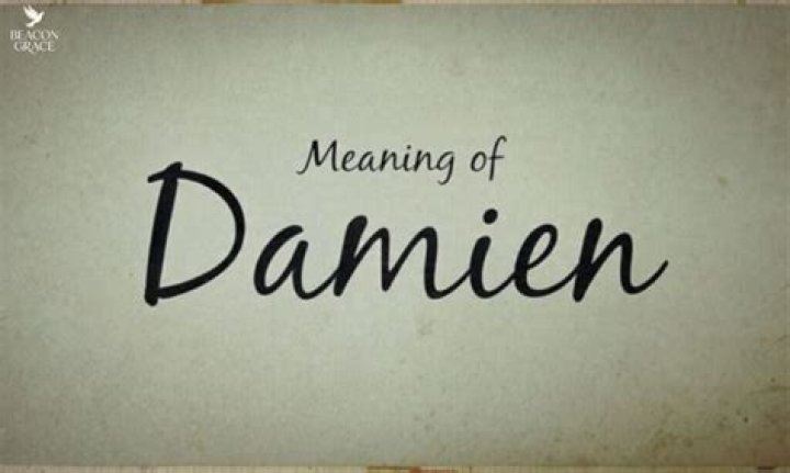 Is damien a biblical name?