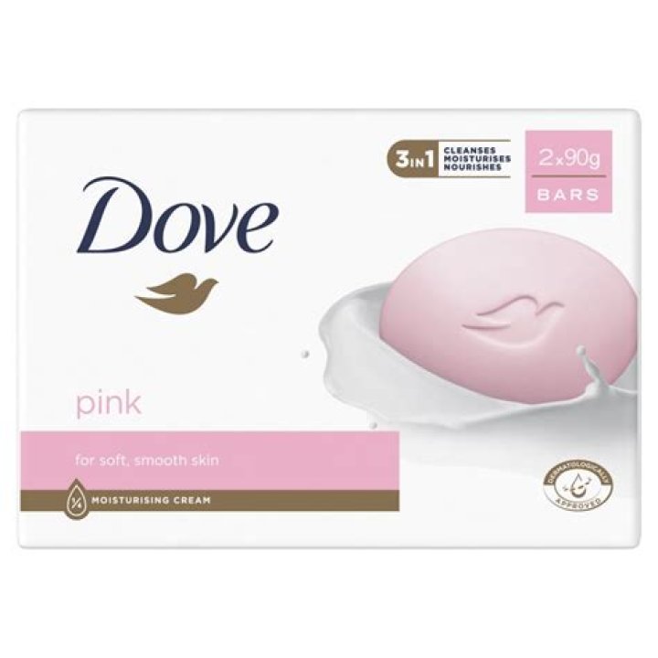 Is Dove pink soap antibacterial?