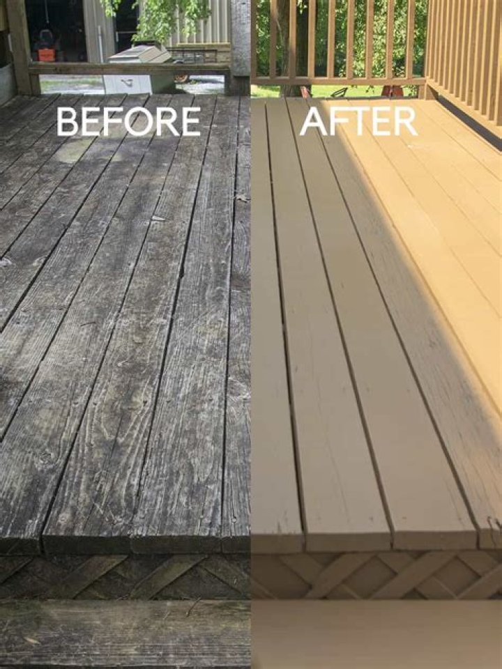 Is it better to stain or paint a porch?