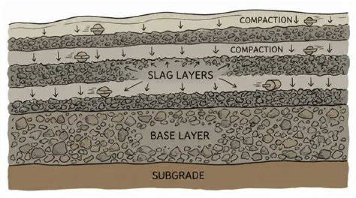 Is slag good for driveways?
