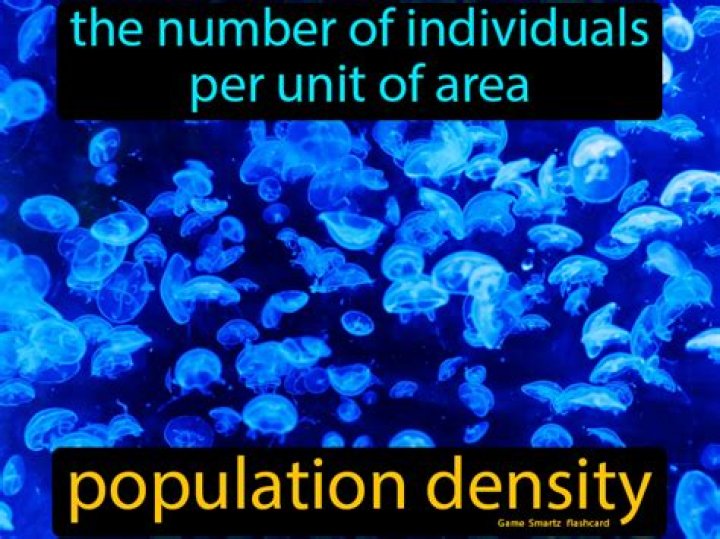 Is the number of individuals per unit area?