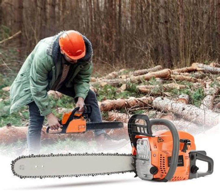 Is there a gas chainsaw with electric start