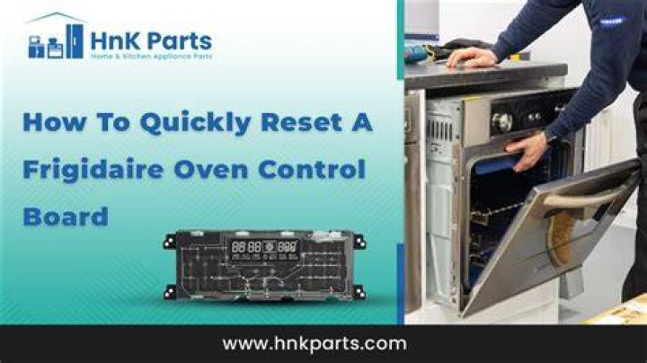 Is there a reset button on a Frigidaire oven?