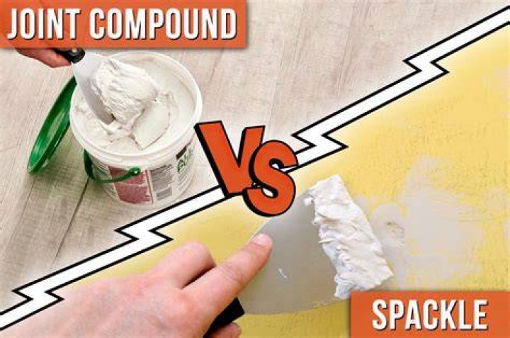 Should I use joint compound or spackle?