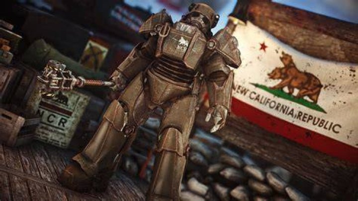 What animal is on the ncr flag in fallout new vegas?