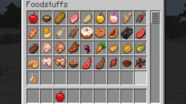 What are all the edible things in Minecraft?