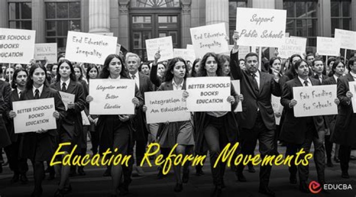 What are examples of educational reforms in the mid 1800s?