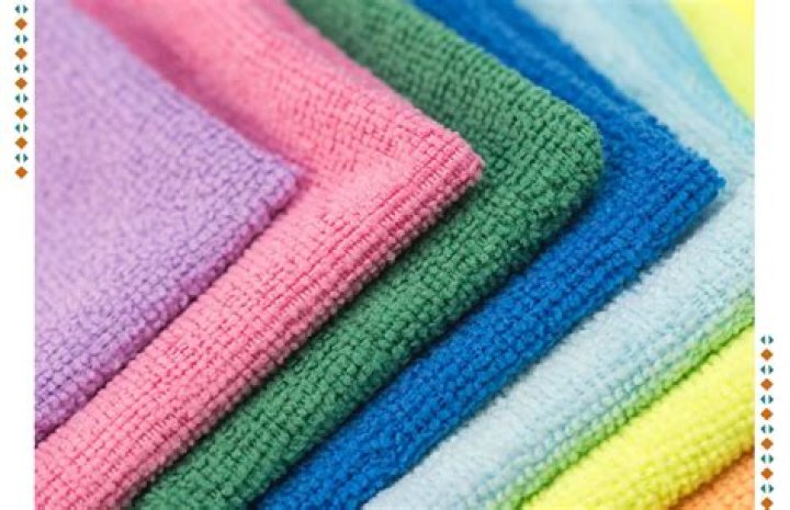 What are microfiber cloths made of?