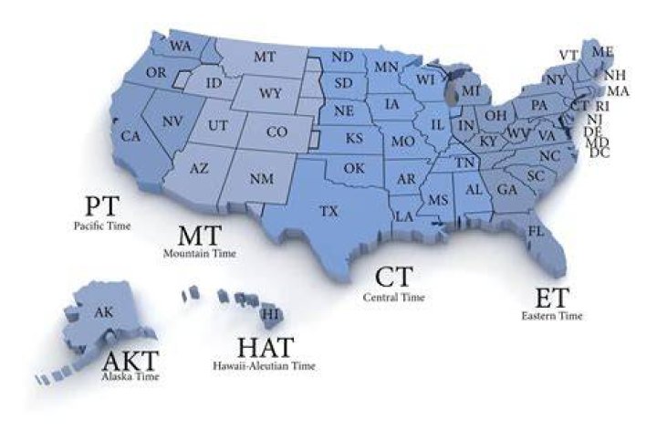 What are new time zone definitions?