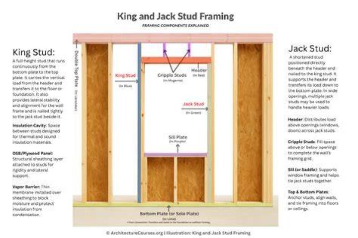 What are pink studs used for?