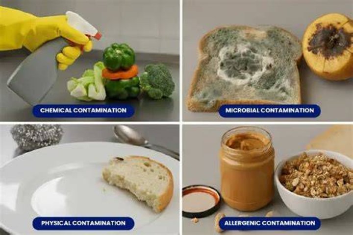 What are some examples of when cross contamination can occur?