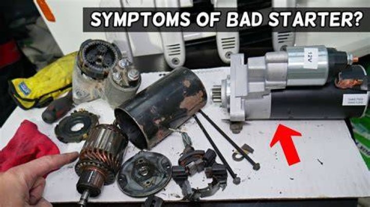 What are symptoms of a bad starter solenoid?