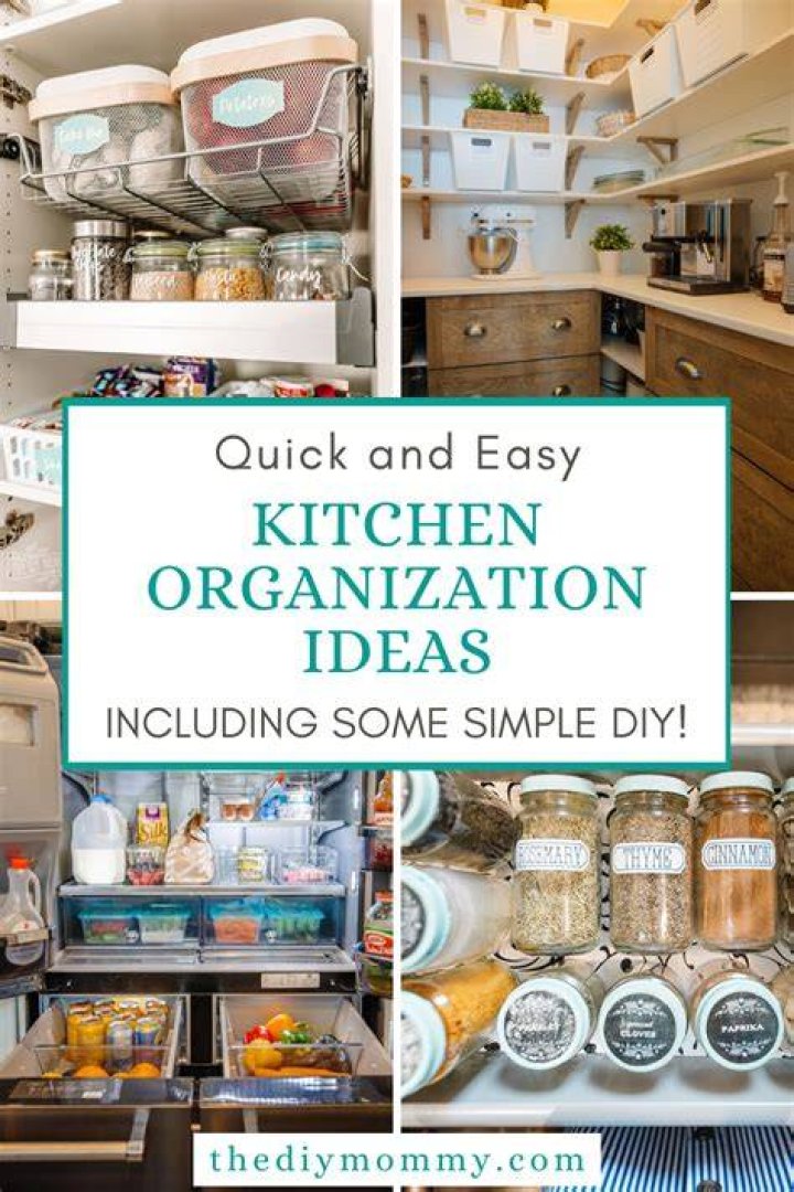 What are the 10 steps for organizing kitchen cabinets?