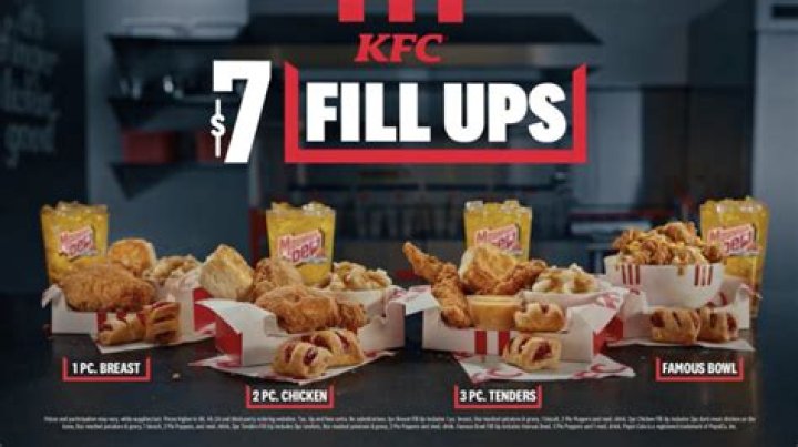 What are the 5 dollar fill ups at KFC?