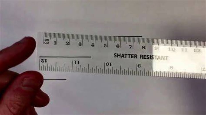 What are the little lines on a ruler called?