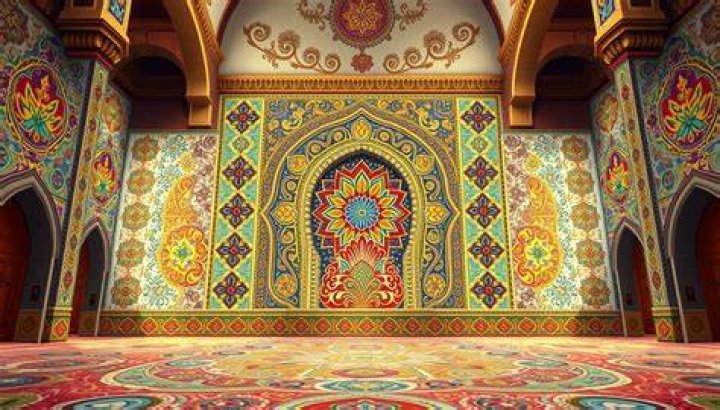 What are the main features of Islamic art?
