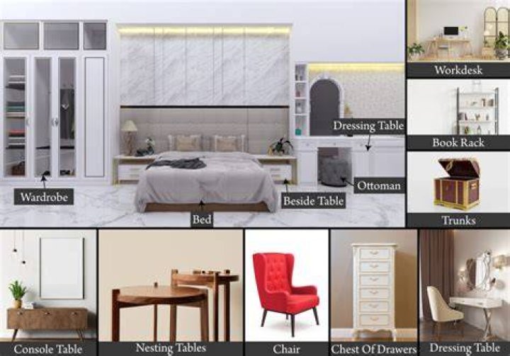 What are the names of bedroom furniture?